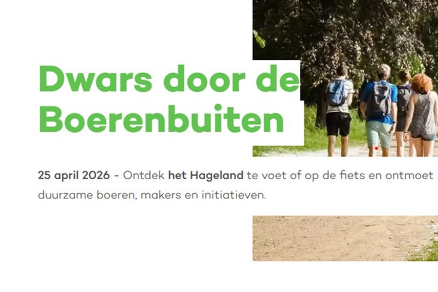 dwars door de boerenbuiten