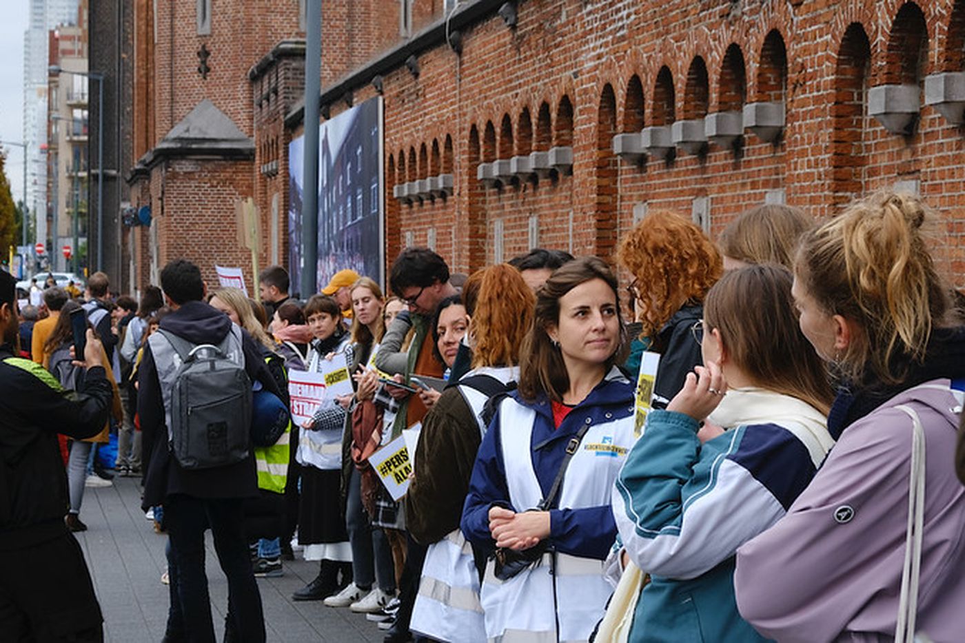 World Refugee Day: Human Chain in Brussels