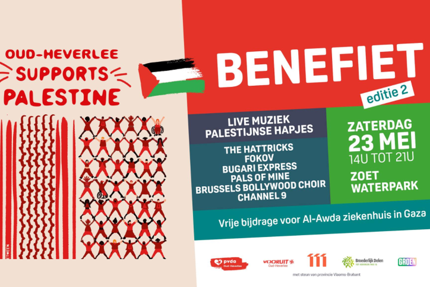 Benefiet Oud-Heverlee supports Palestine