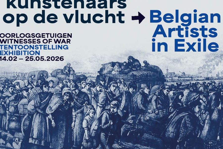 Expo Belgische kunstenaars op de vlucht
