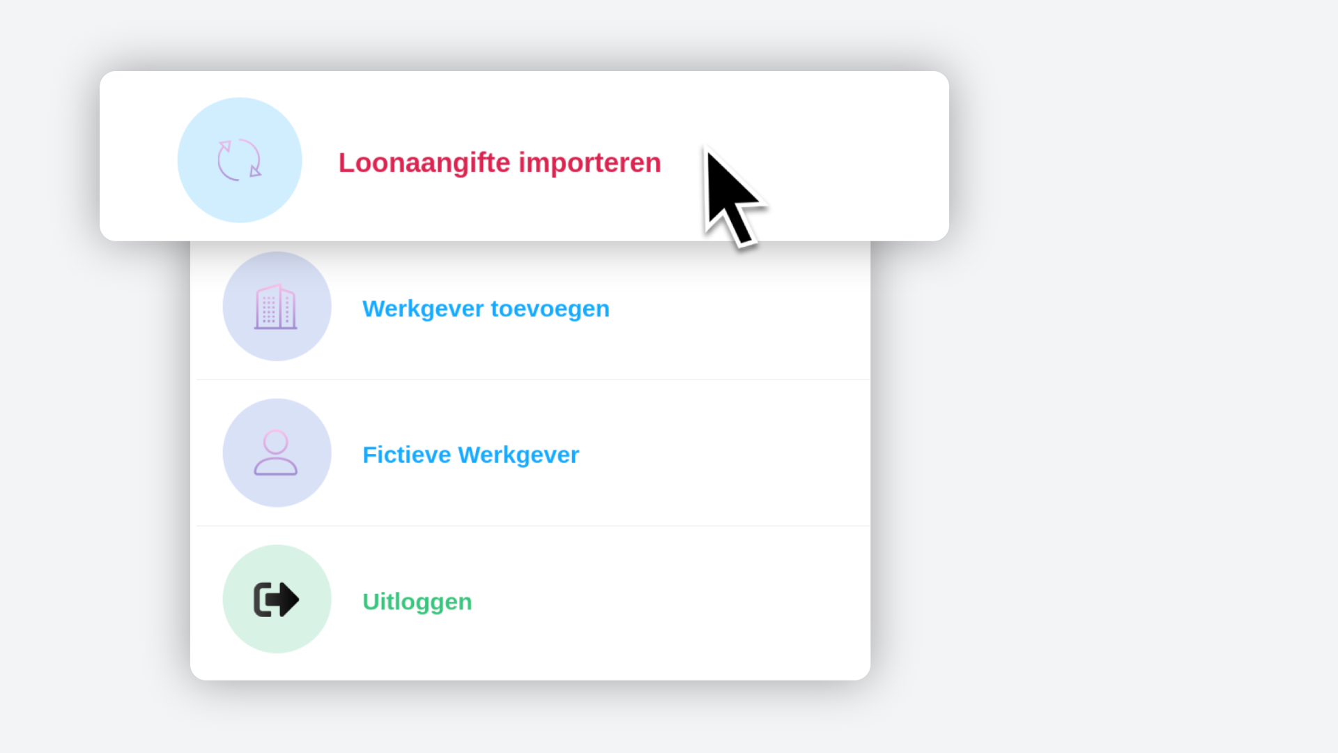 Loonaangifte importeren in SalarFusion