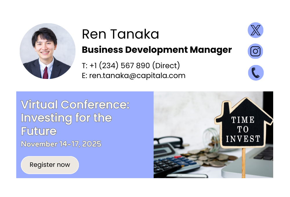 event promotion email signature marketing example