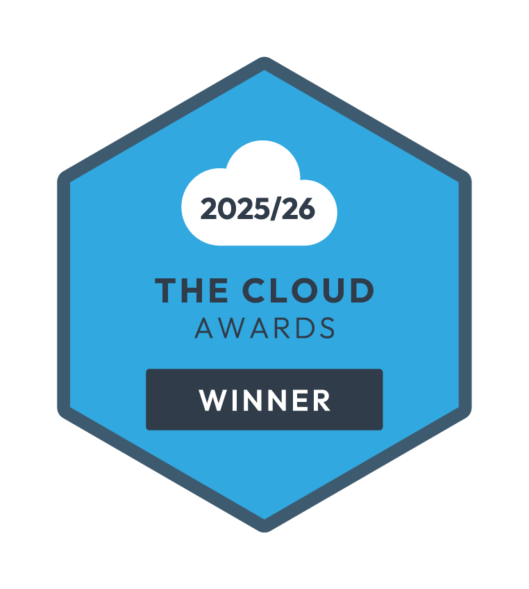 Cloud Awards badge winner