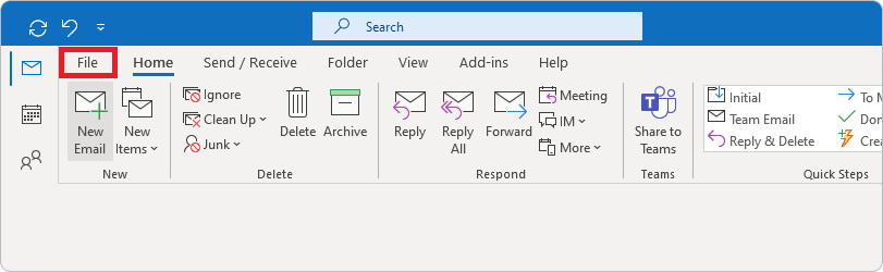 Start creating your Outlook signature