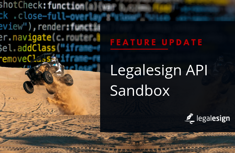 A free Esignature API trial with Legalesign is now available