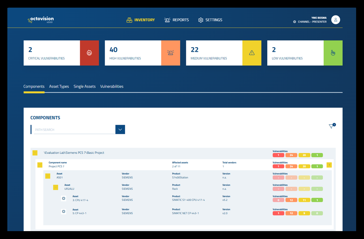 octovision-OT-Cyber-Security-Asset-Risk-Score-Common-Vulnerabilities-Exposures-CVE