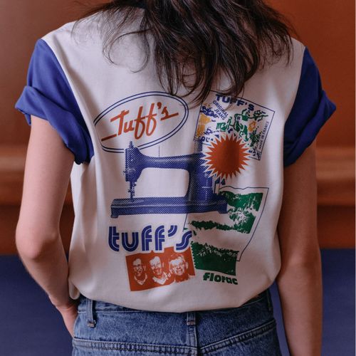 Focus t-shirt vintage de dos avec des graphismes Tuff's - Atelier Tuffery