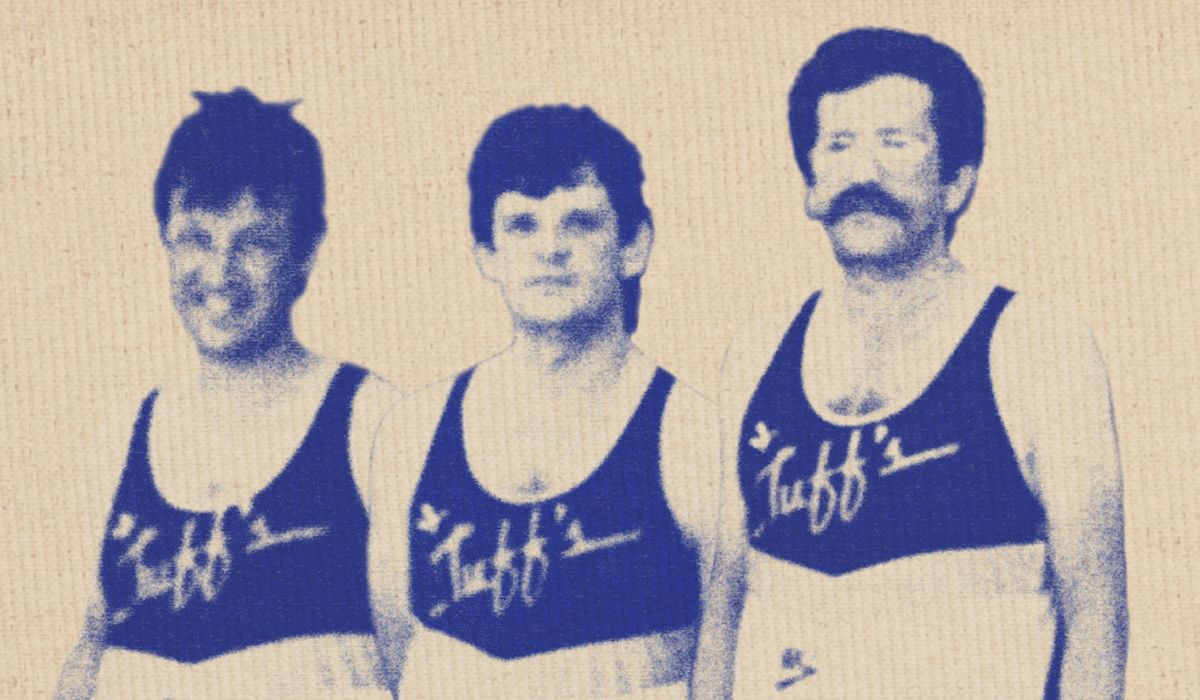 Les trois frères Tuffery portant des maillots Tuff’s dans les années 70-80 | Atelier Tuffery
