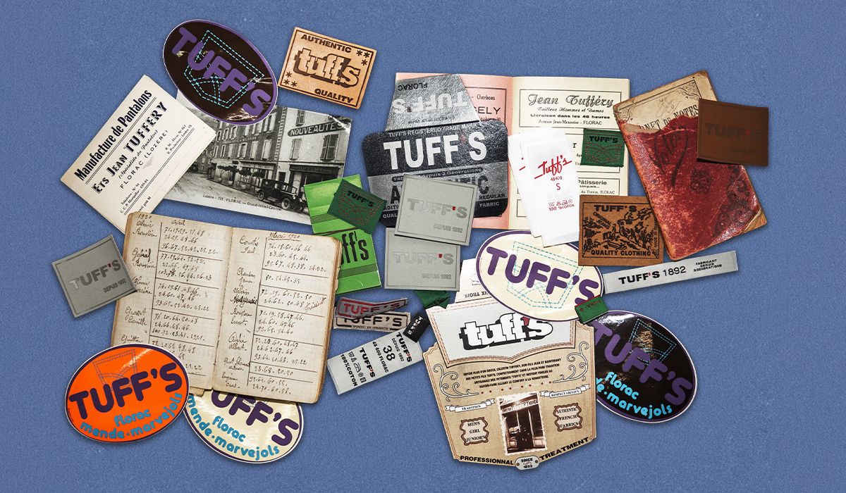 s  Archives Atelier TUFFERY réunissant anciens logos, étiquettes et jacrons Tuff’s | Atelier Tuffery