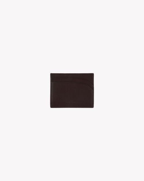 Porte-cartes en cuir marron Atelier TUFFERY - Atelier Tuffery