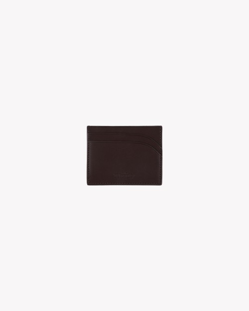 Porte-cartes en cuir marron Atelier TUFFERY - Atelier Tuffery