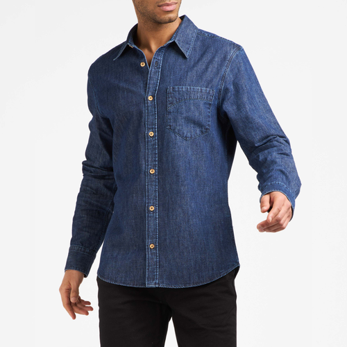 Chemise en jean brut pour homme, modèle Aubrac - Atelier Tuffery