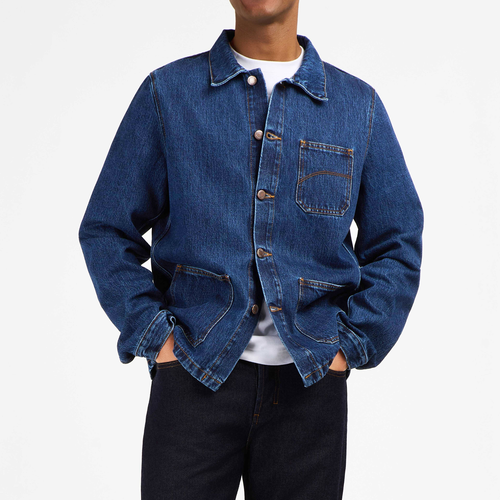 Veste de travail pour homme, modèle Méjean coloris stonewashed, veste workwear - Atelier Tuffery