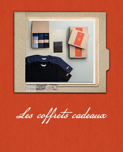 Coffrets cadeaux Atelier Tuffery : t-shirts en coton bio et boîtes prêtes à offrir. - Atelier Tuffery