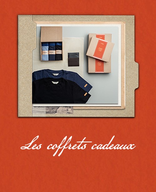 Coffrets cadeaux Atelier Tuffery : t-shirts en coton bio et boîtes prêtes à offrir. - Atelier TUFFERY
