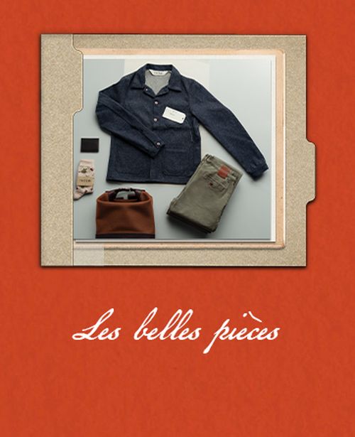 Sélection de belles pièces Atelier Tuffery : veste en laine, jean brut et accessoires homme. - Atelier Tuffery