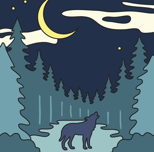 Illustration : Le Gévaudan - Atelier Tuffery