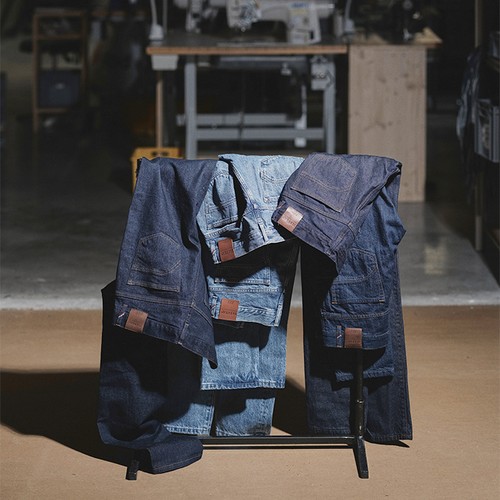 Jeans bruts & clairs - Atelier TUFFERY
