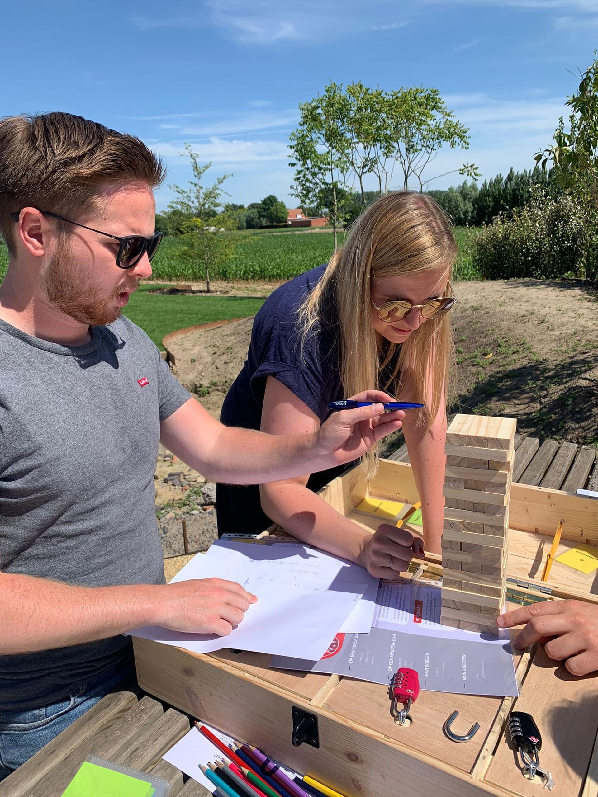 Escapebox - de vier kleurtypes