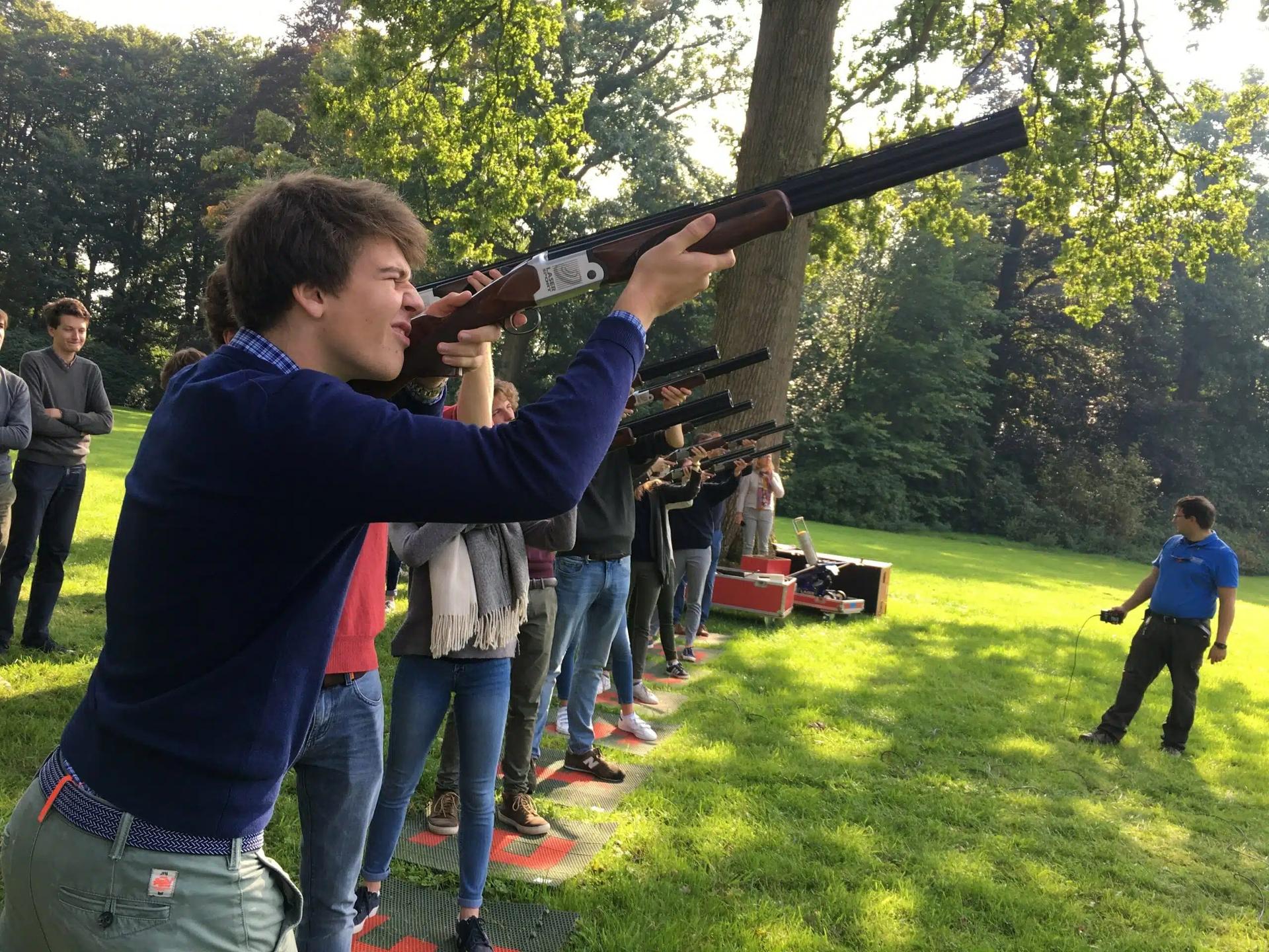 laser kleiduifschieten