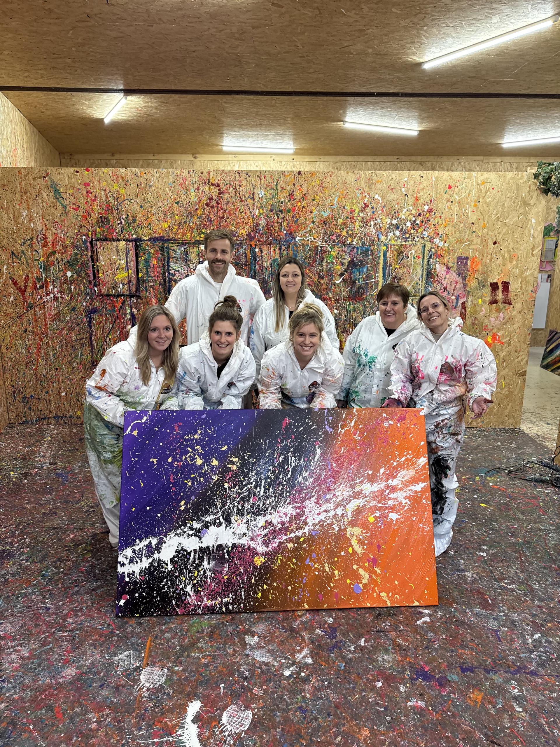 action painting