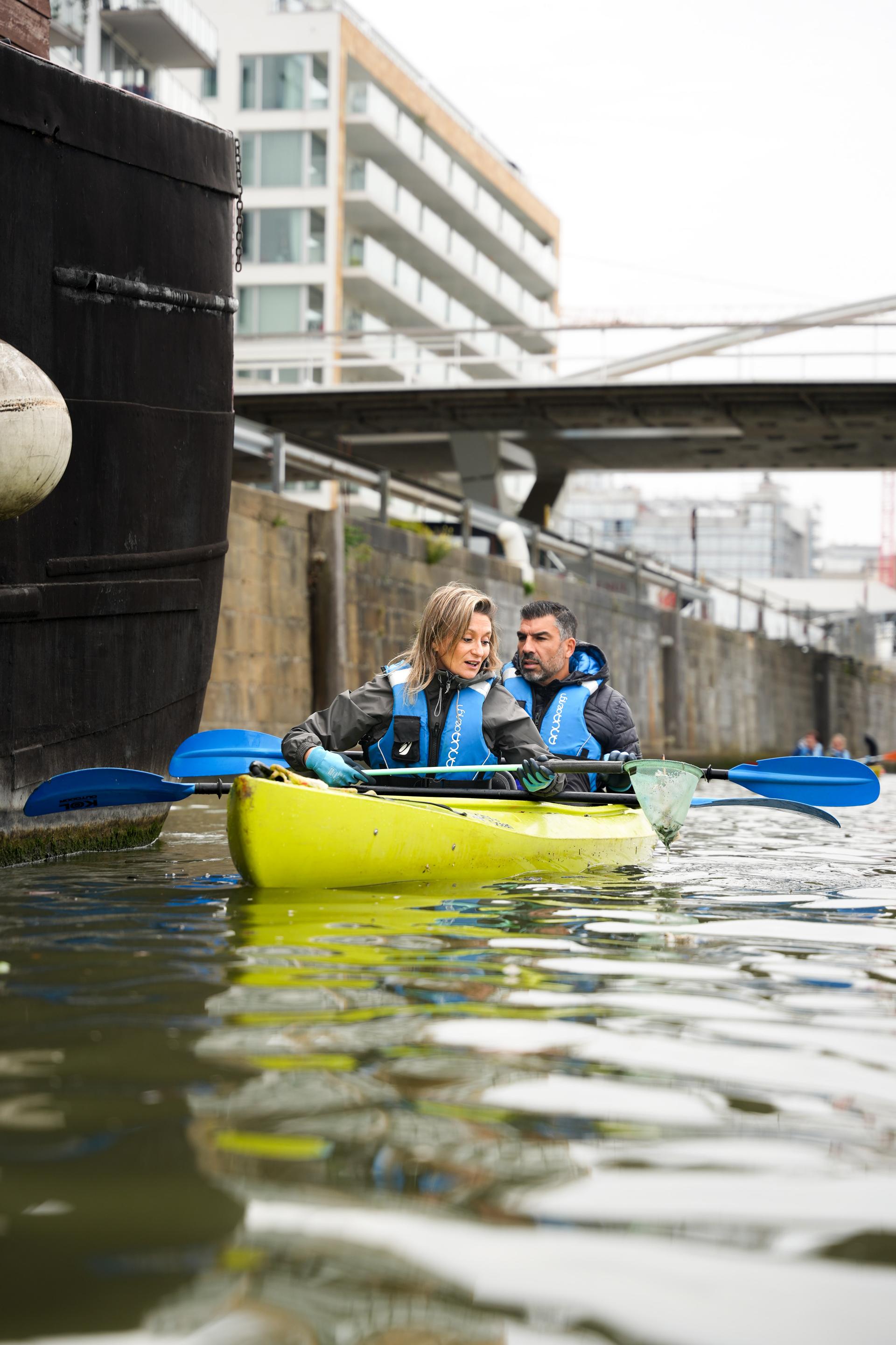 Kayak and Cleanup in Brussels