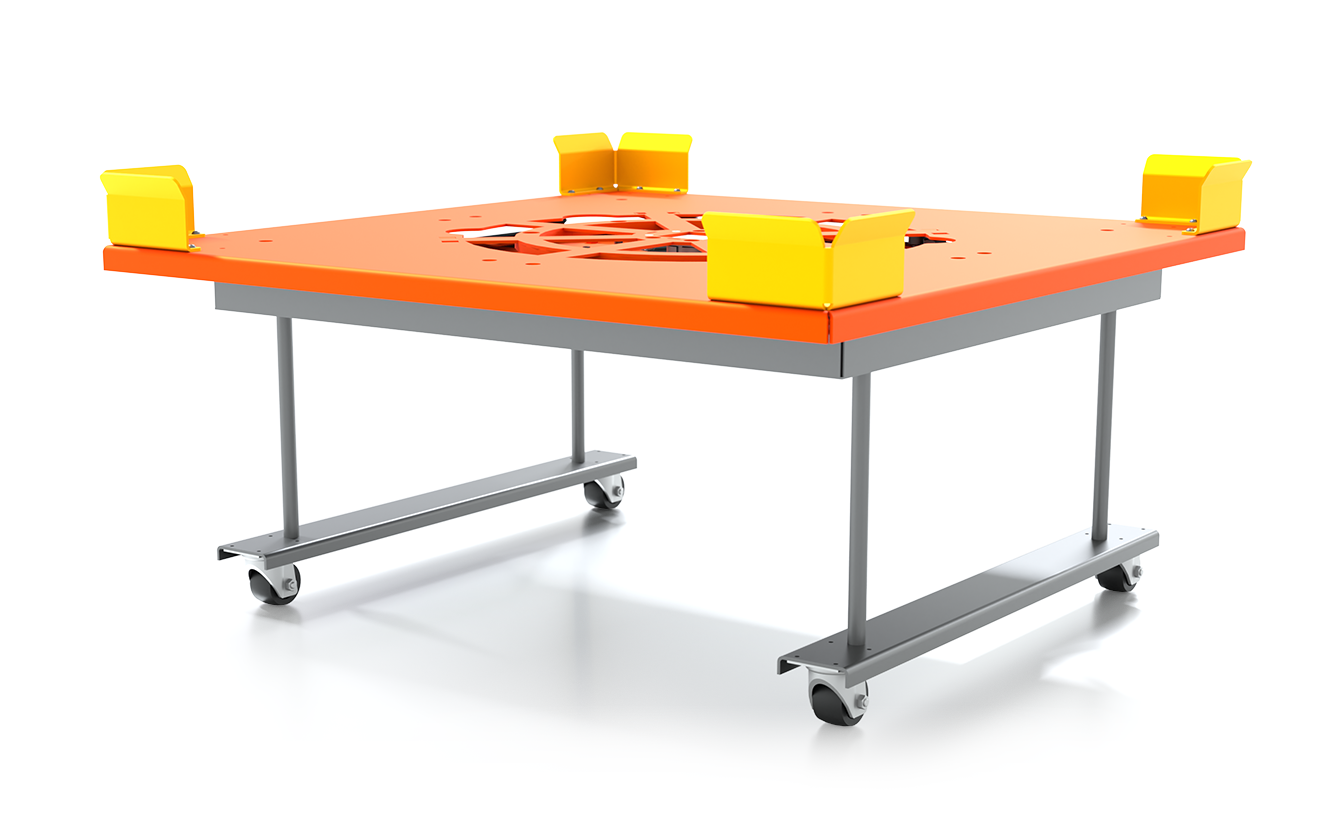 Docking-free palletizing with Rotating Cart