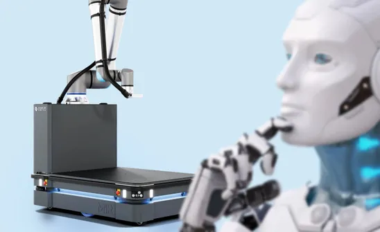 Mobile cobot versus humanoid