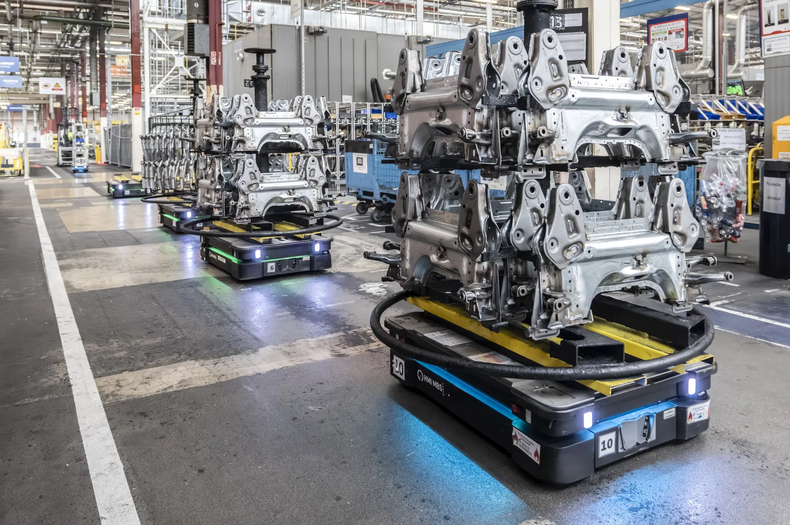 Stellantis-Caen — MiR robots in operation