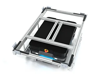 Item Base Cart (Pallet) with MiR250 top view
