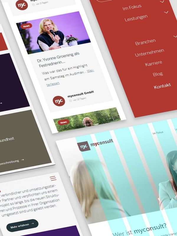 myConsult UX-Optimierung