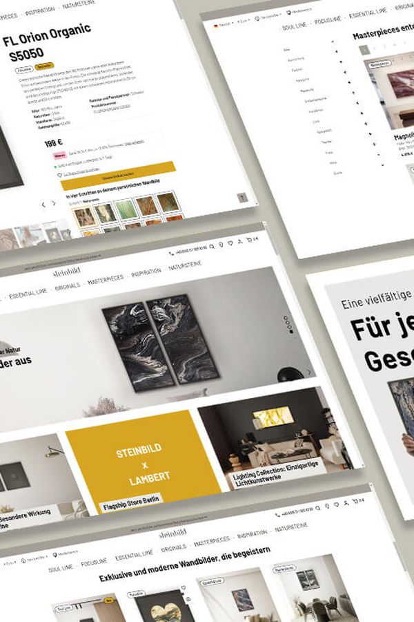 Steinbild Webshop