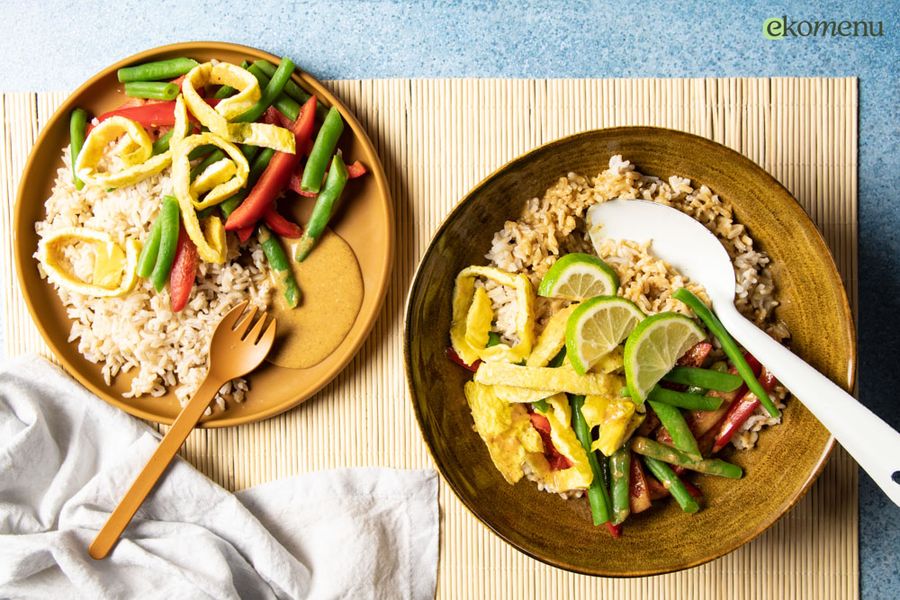 Recept voor een milde vegetarische curry voor het hele gezin