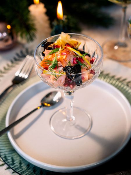 Ekomenu feest- en kerstbox vis - zalm