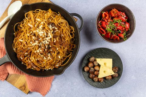 "Onion soup" spaghetti