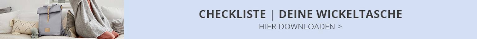 Checkliste deine Wickeltasche