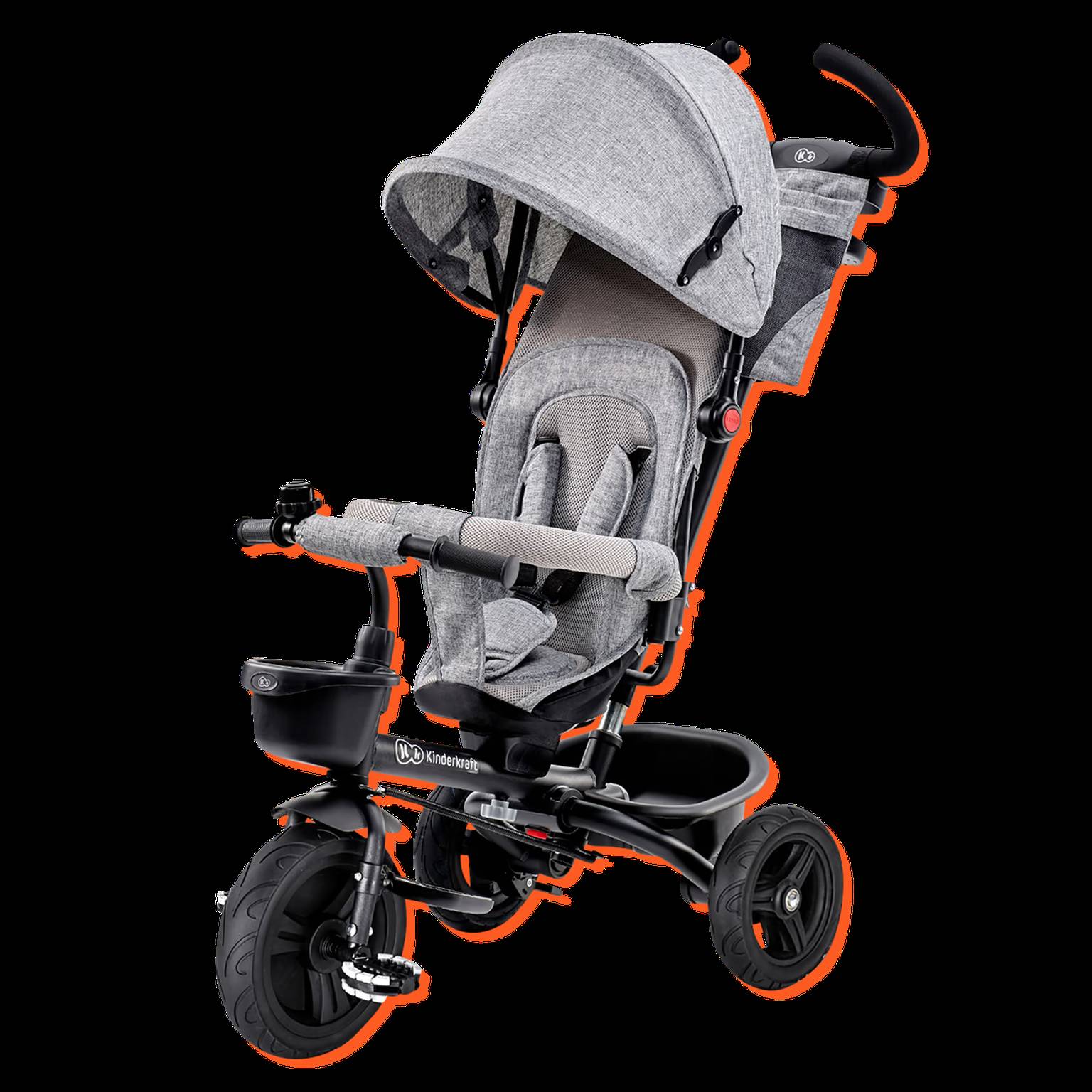 Kinderkraft Dreirad 6-in-1 aveo grau