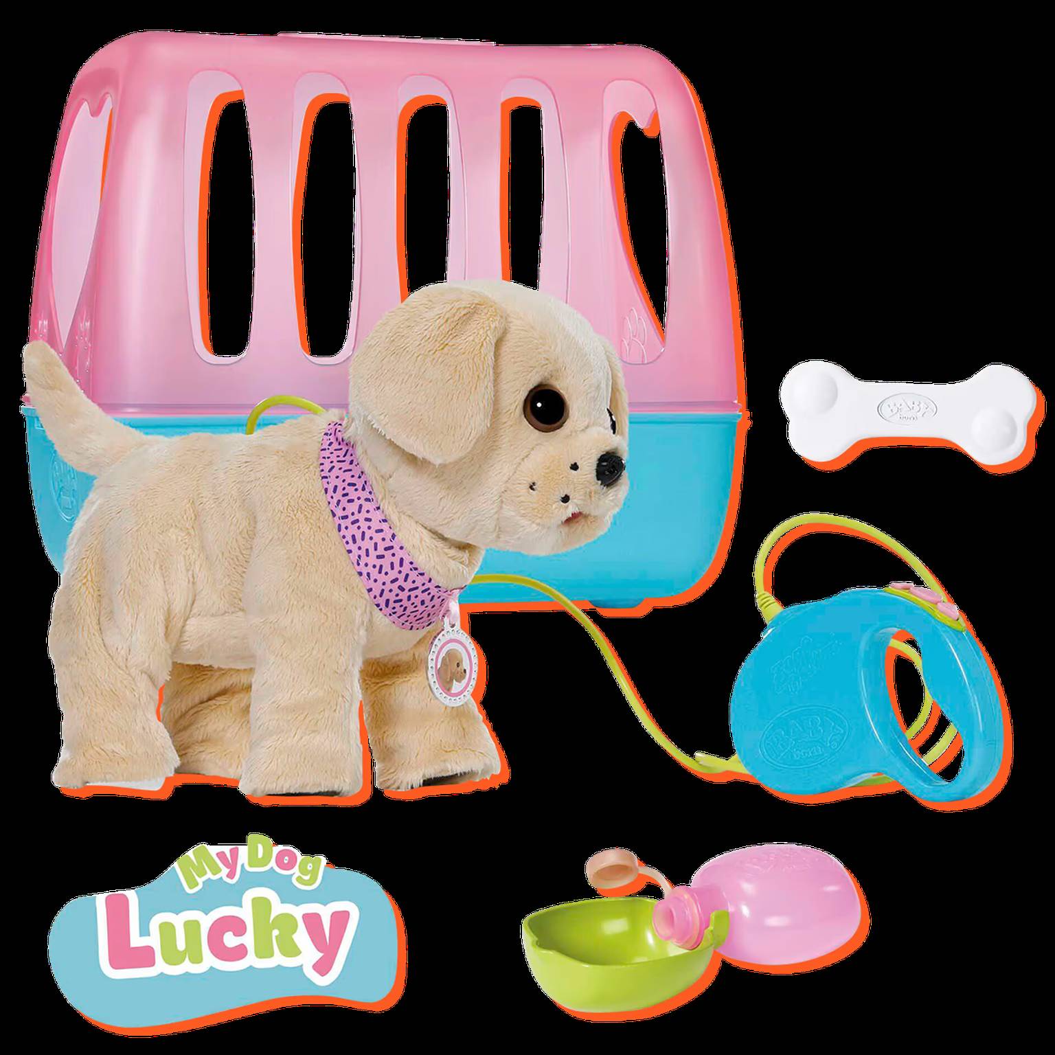 Zapf Creation - BABY BORN Mein Hund Lucky mit Box