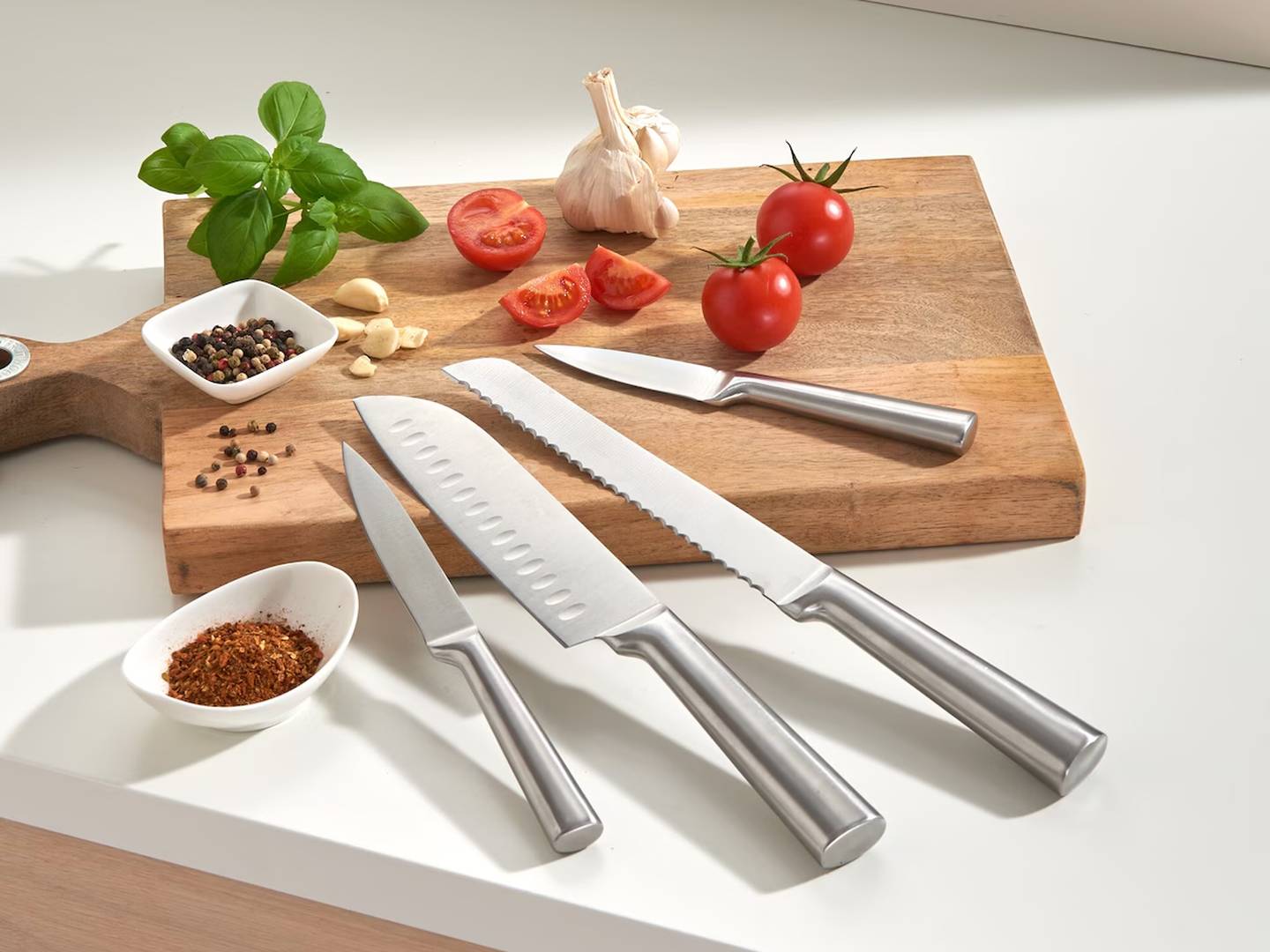 Edelstahl-Messer-Set