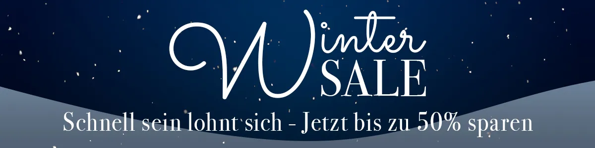 WINTER SALE - Schnell sein lohnt sich - Jetzt bis zu 50% sparen