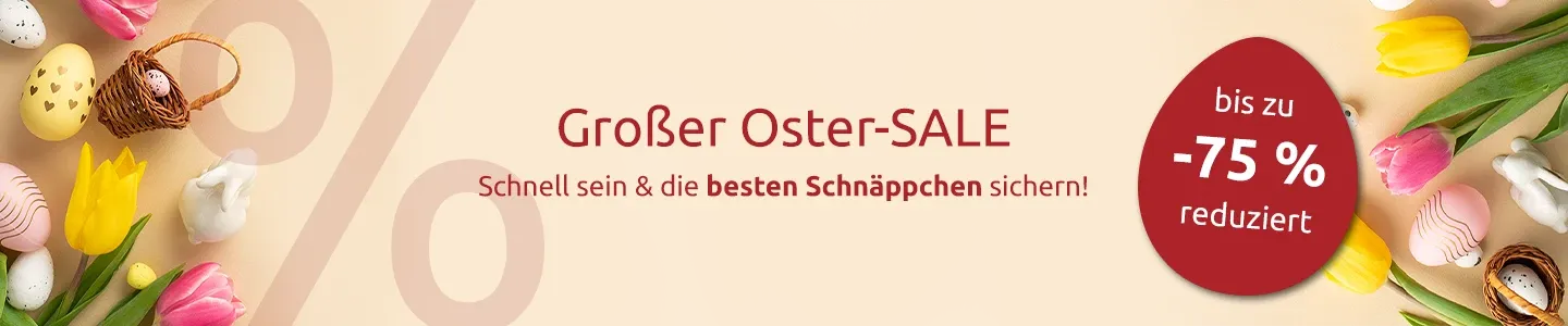 Großer Oster-SALE SChnell sein & die besten Schnäppchen sichern!