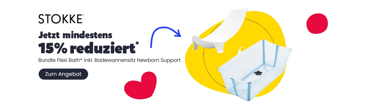 Bundle Flexi Bath® inkl. Badewannensitz Newborn Support jetzt mind. 15% reduziert*