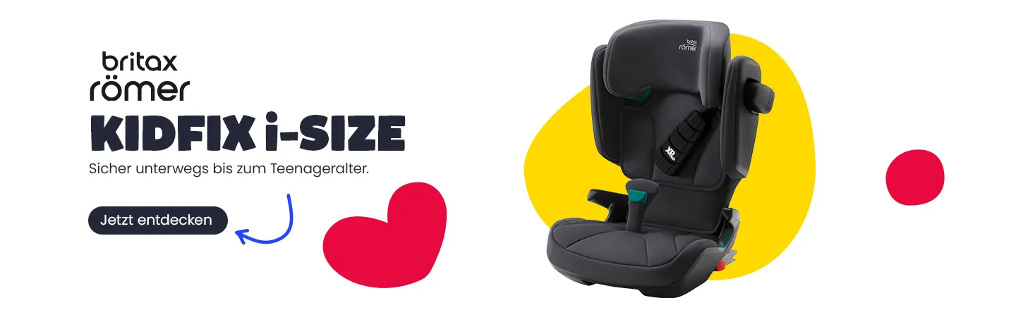 Britax Römer Kidfix i-Size. Sicher unterwegs bis zum Teenageralter.