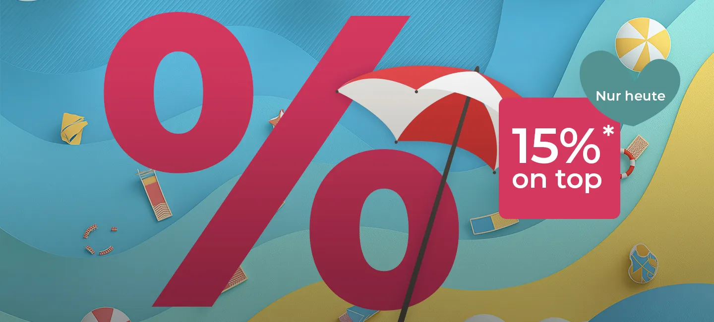Nur heute 15%* on top auf SALE