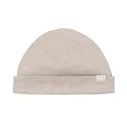 Baby-Mütze aus Jersey in Beige