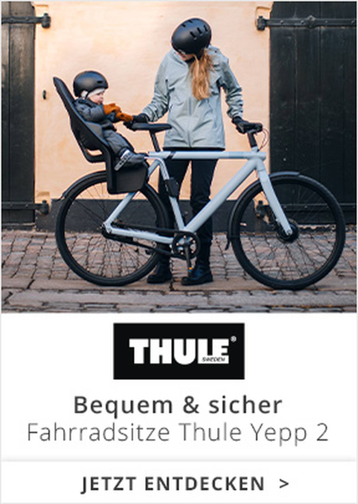 kinderfahrradsitz caress