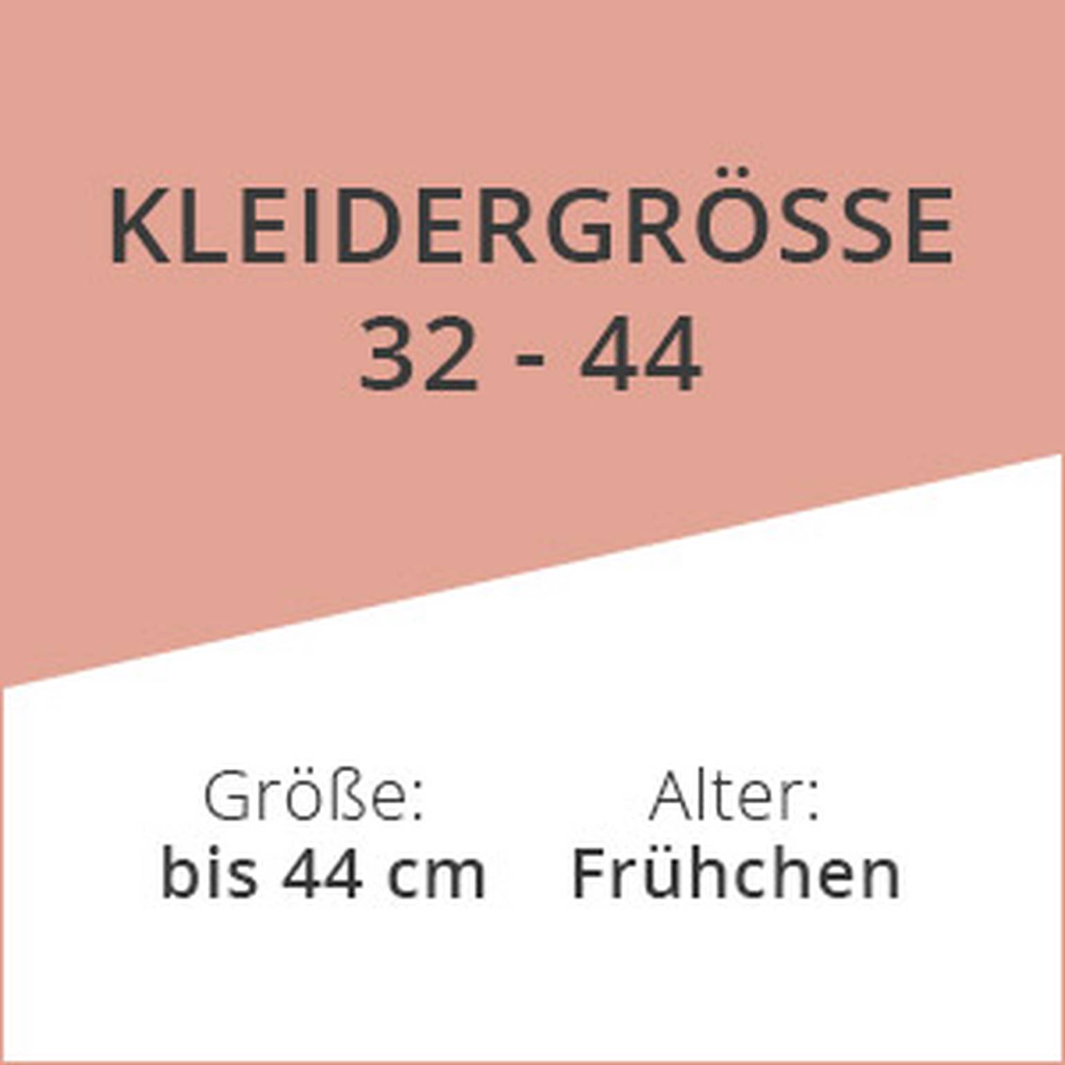 Kleidergrösse 32 - 44