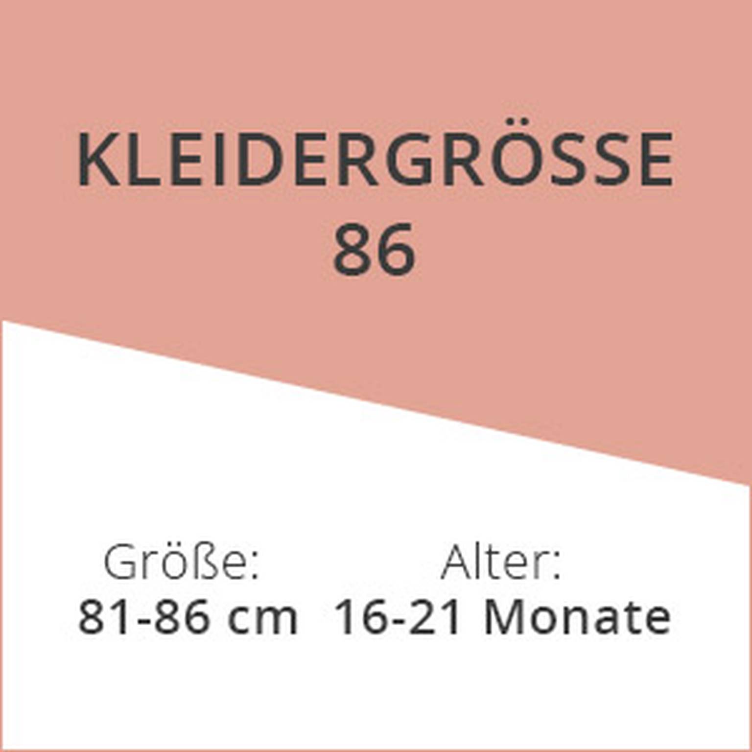Kleidergrösse 86