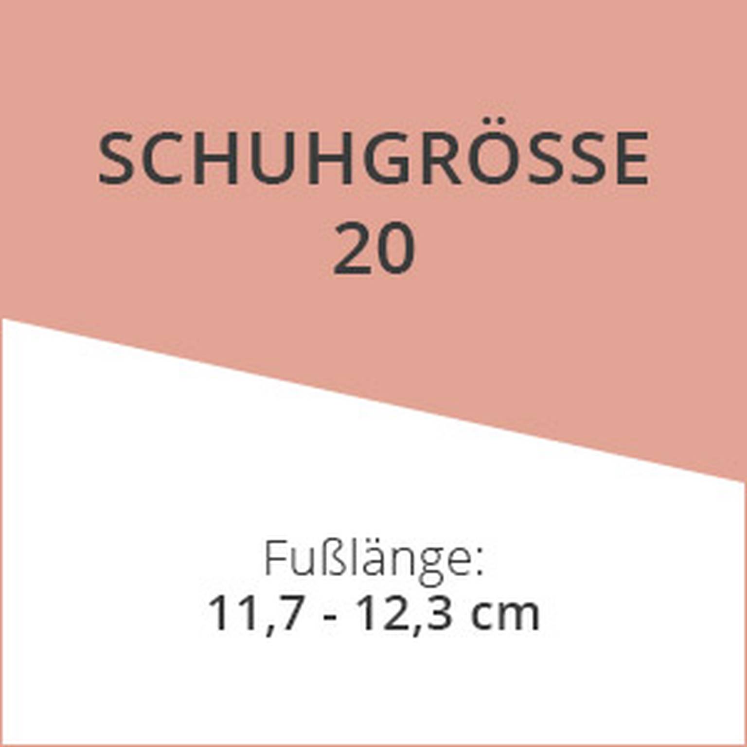 Schuhgrösse 20