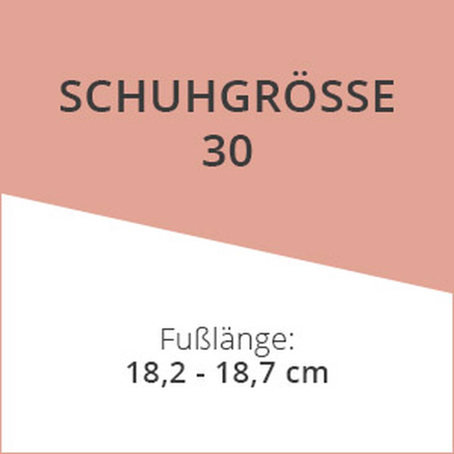 Schuhgrösse 30